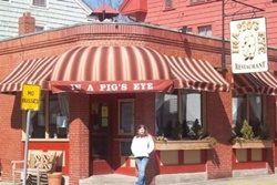 In a Pig's Eye Restaurant pet friendly restaurants dogs allowed in Salem, Massachusetts